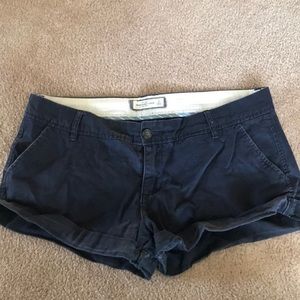 A&F Navy Blue Shorts